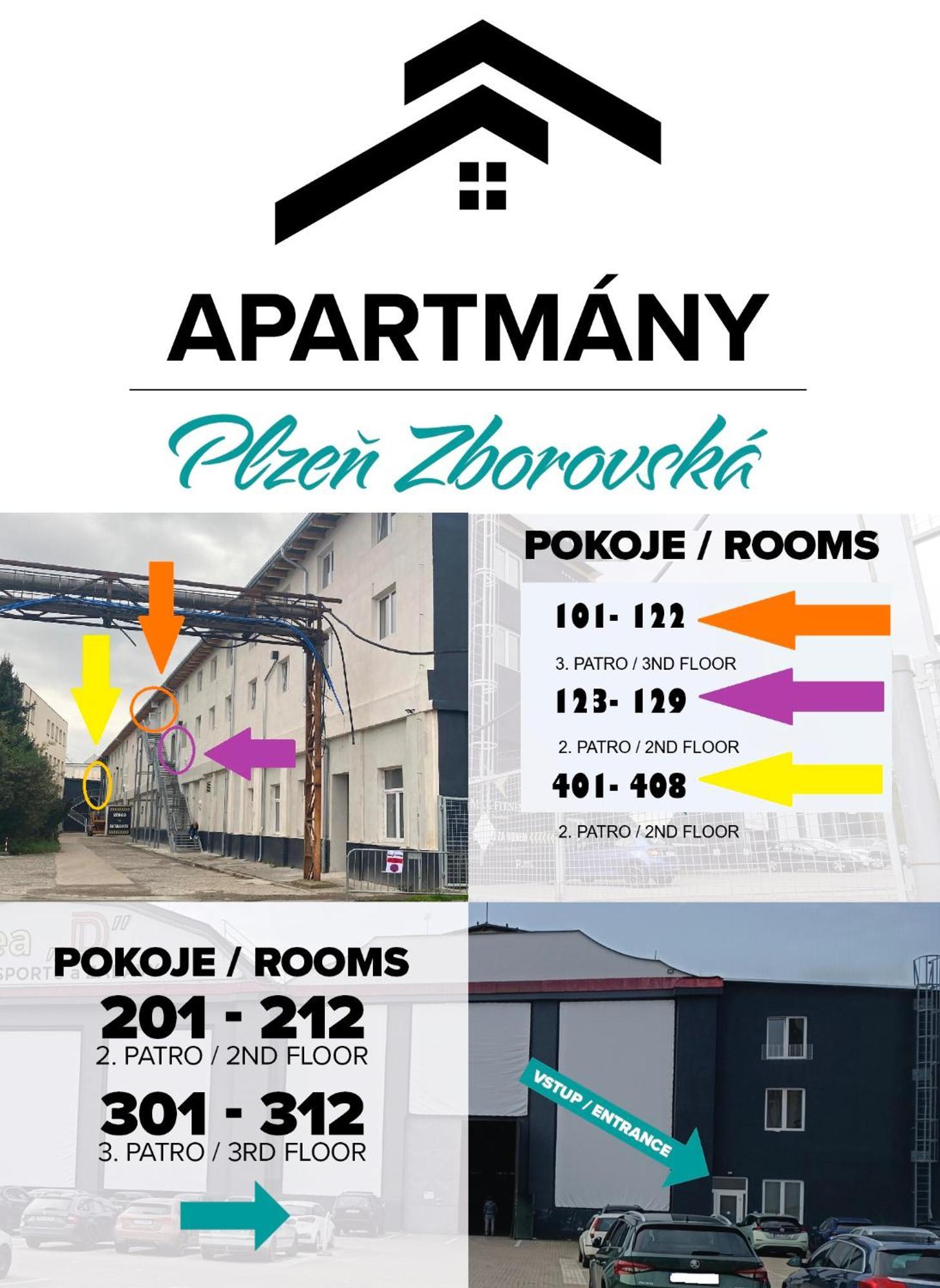 Apartmany Plzen Zborovska 22 A Exteriér fotografie